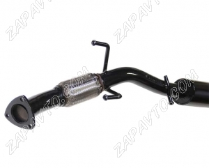 Резонатор прямоточный Веста СВ Кросс (штатная установка, с гофрой) STINGER AUTO