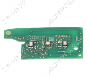Ключ замка зажигания Renault HITAG AES (выкидной, хром) 3 кнопки VAC 102