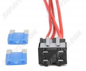 Колодка для предохранителей силовых Гранта FL, Ларгус провод сечение 6 и 4мм предохранители 60А/60А