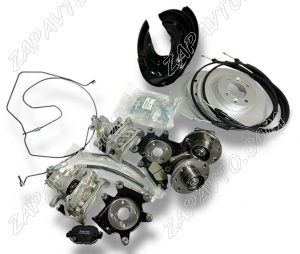 Тормоза задние дисковые Веста (с дисками) TORNADO