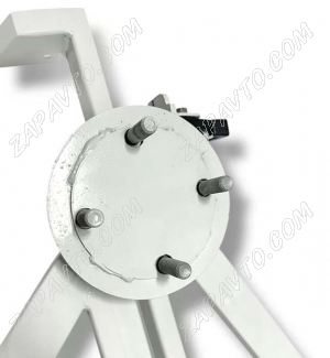 Кронштейн запасного колеса Ларгус (белый) Металл-Дизайн