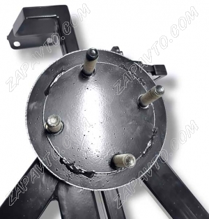 Кронштейн запасного колеса Ларгус (черный) Металл-Дизайн