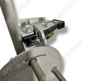 Кронштейн запасного колеса Ларгус (серый) Металл-Дизайн