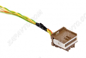 Разъем 16 pin 6 проводов Веста 34729-0162 MOLEX коричневый