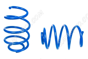 Пружины передних стоек 1119, 2170, 2190 ТЕХНО РЕССОР (драйв, голубые -90мм) 2шт