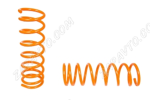Пружины задней подвески 2108-2112, Калина, Приора ТЕХНО РЕССОР (оранжевые -50мм) 2шт
