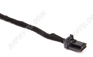 Разъем 4-pin 2 провода Веста, Ларгус, Рено 1379658-1 для плафона бардачка, USB розетки черный