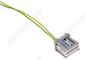 Разъем 16 pin 2 провода Веста 34729-0161 MOLEX серый