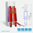 Амортизатор передний в сборе SS20 Cross Комфорт для квадроцикла ATV Baltmotors 700 Jumbo 2шт.