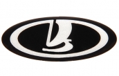 Эмблема на руль 1118 Калина (черная большая)