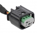 Разъем 3-pin 3 провода BMW, Mercedes, Opel, Citroen, Peugeot 2-967642-1 для датчика парковки