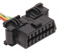 Разъем 16-pin 8 проводов диагностический ЕВРО-3 OBD 2 Гранта FL