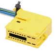 Разъем 20-pin 8 проводов для переднего сиденья Renault Clio Mk5 желтый 1802126-1 TE Connectivity