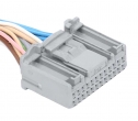 Разъем 24-pin 17 проводов Веста 1379668-2 TE Connectivity серый