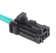 Разъем 2-pin 2 провода Ларгус для выключателя охранной сигнализации (концевика) аналог