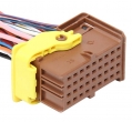 Разъем 36-pin 24 провода Веста межжгутовой гнездовой коричневый 1-1718485-1 TE Connectivity