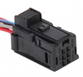 Разъем 6-pin 6 проводов Ларгус, Renault, Nissan 664040P для микроредуктора отопителя MOLEX