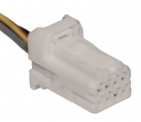 Разъем 8-pin 3 провода Веста, Х рей 6098-5269 для электроусилителя руля белый SUMITOMO
