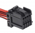 Разъем 8 pin 6 проводов для блока кнопок стеклоподъемника, электроусилителя Датсун 174044-2