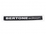Эмблема BERTONE edition ЧЕРНАЯ на двери и чехол запасного колеса 2123 Шевроле Нива