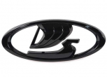 Эмблема Веста, Нива Урбан (шильдик передний) черная глянцевая
