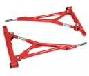 Рычаги нижние 2108-2110, 1118 Калина, 2170 Приора, 2190 Гранта ФОР-МАШ (резина левый правый) красные