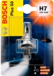 Лампа галогеновая H7 12-55 +50% BOSCH